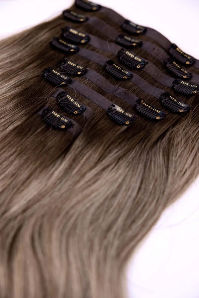 Maui Hair Extensions Clip In close up
